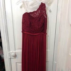 David’s bridal bridesmaid dress